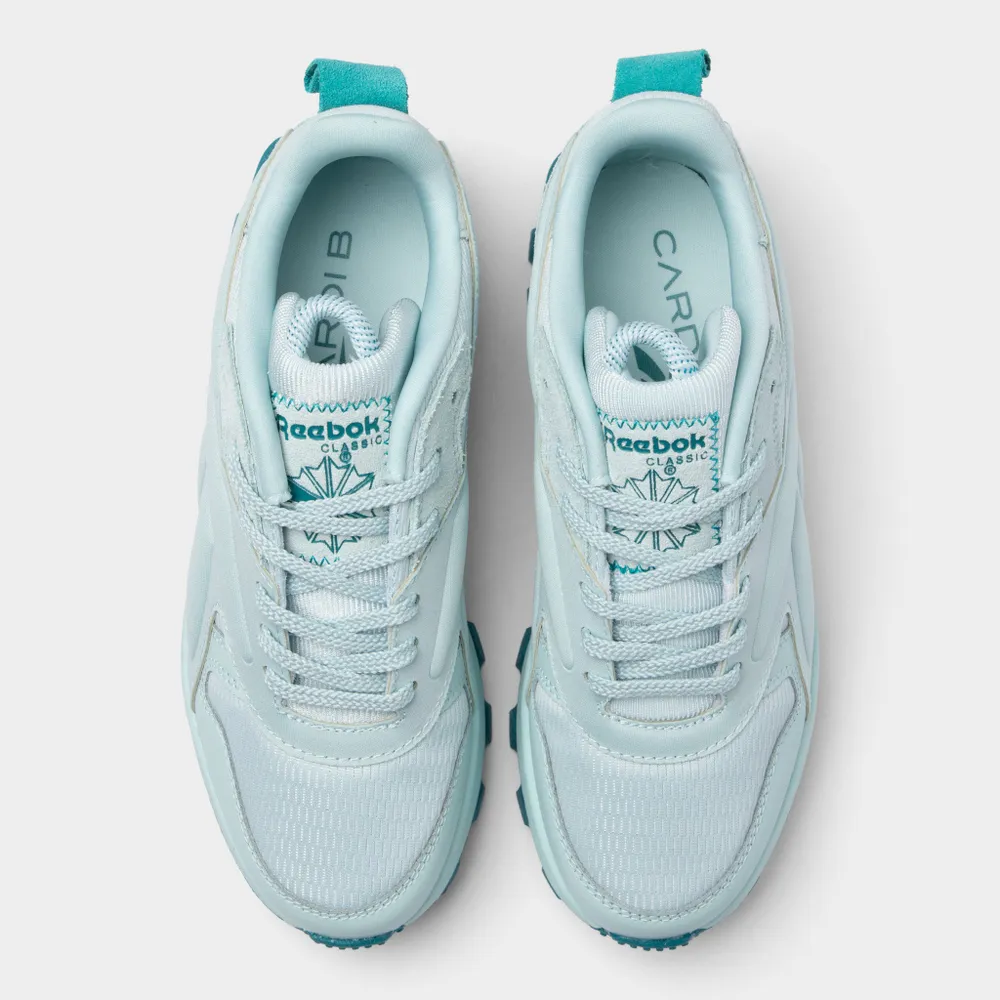 JD Sports Reebok x Cardi B Junior Girls’ Classic Leather V2 / Seaport Teal