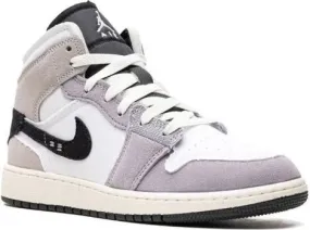 Jordan Kids Air Jordan 1 Mid SE Craft Ce t Grey sneakers