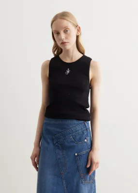 JW Anderson -  Anchor Embroidery Vest Top - Tank