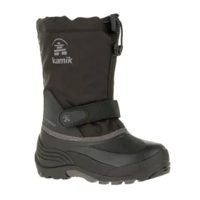 Kamik Boy's Waterbug 5 Winter Boot Black/Charcoal 3