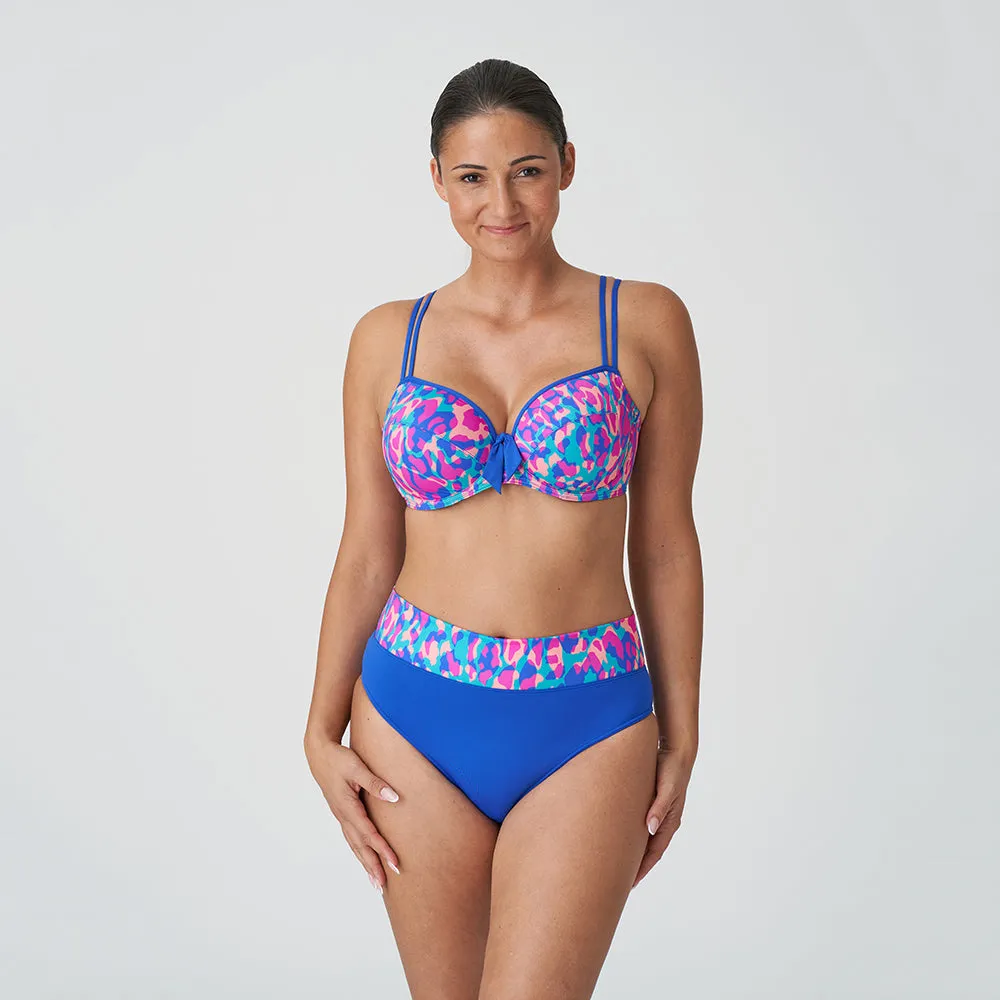 Karpen Electric Blue Fold Bikini Bottom