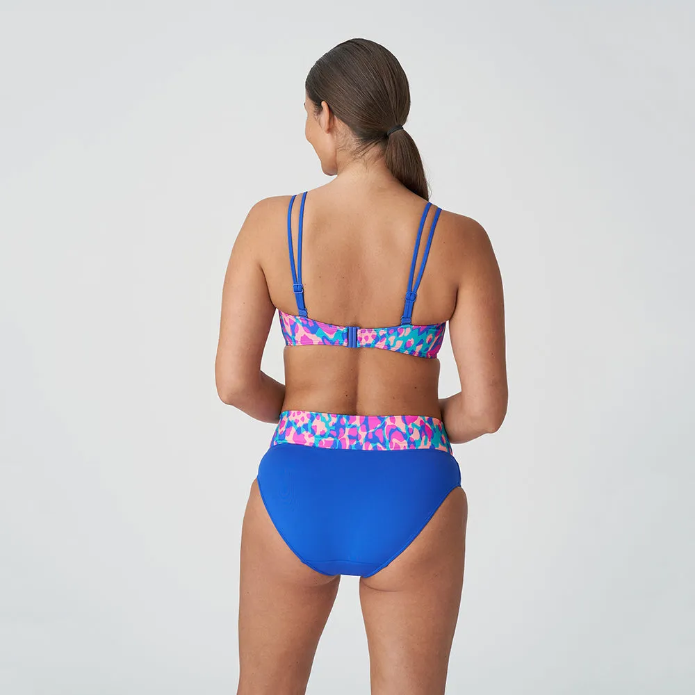 Karpen Electric Blue Fold Bikini Bottom