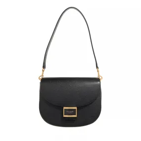 Kate Spade New York  Katy Textured Leather Convertible Saddle Bag black