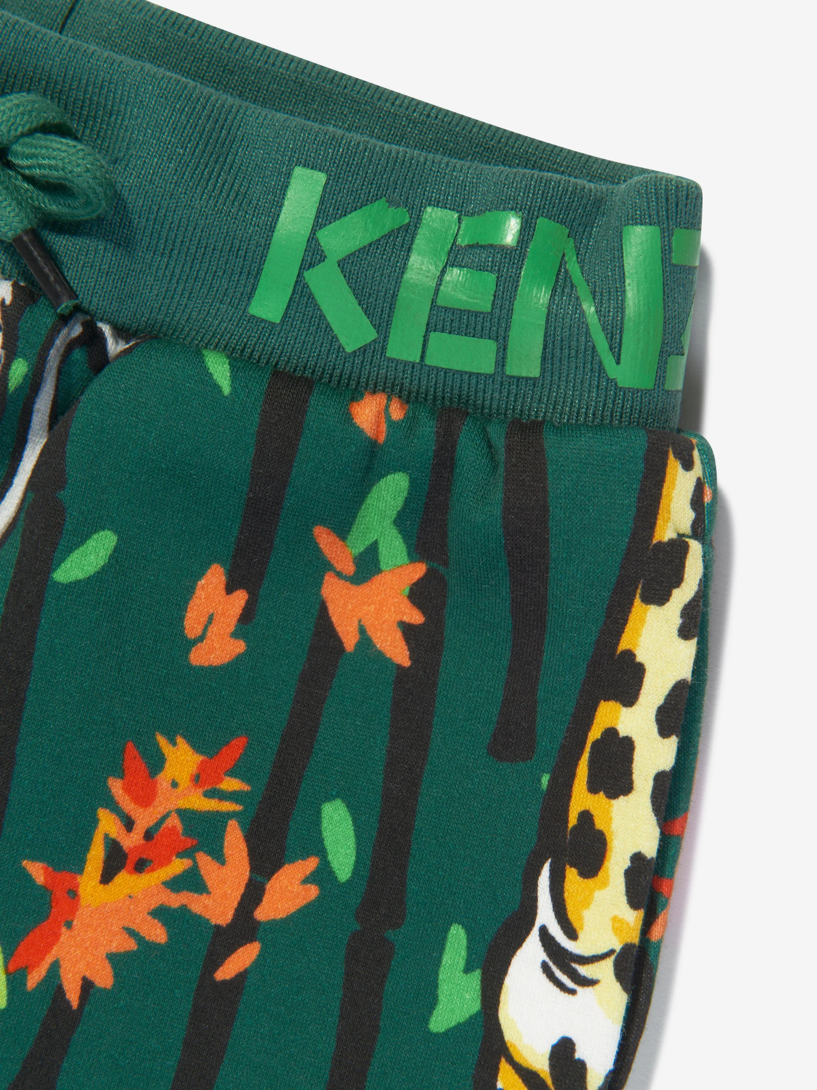 KENZO KIDS - Baby Boys Jungle Joggers in Green | Childsplay Clothing