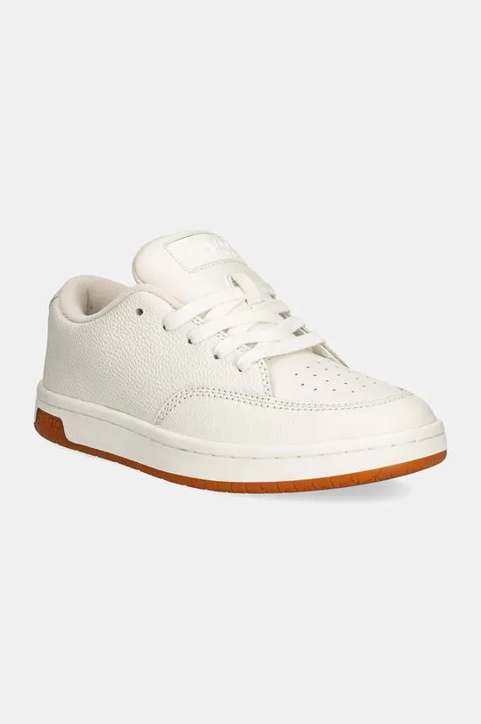 Kenzo leather sneakers Dome Low Top Sneakers white color FD62SN061L53.02