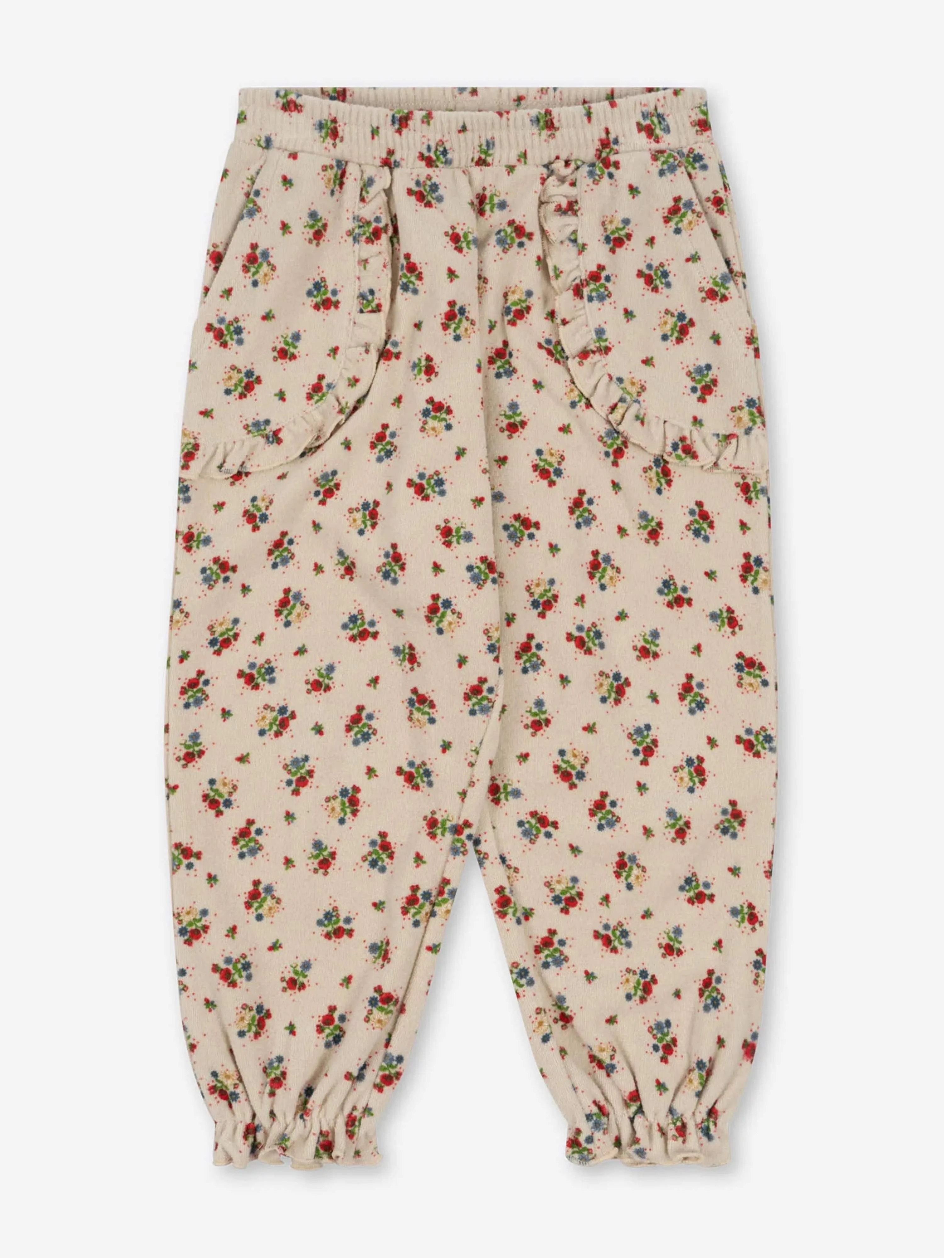 Konges Sljd Girls Floral Itty Frill Joggers in Multicolour