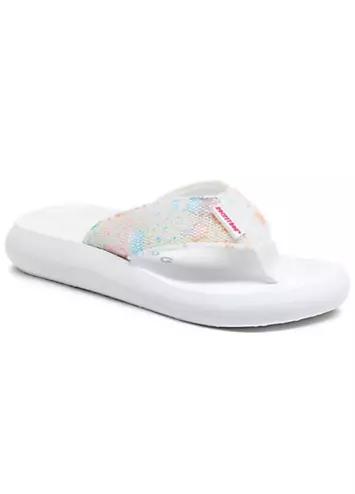 Ladies White Spotlight Barker Sandals by Rocket Dog | Look Again