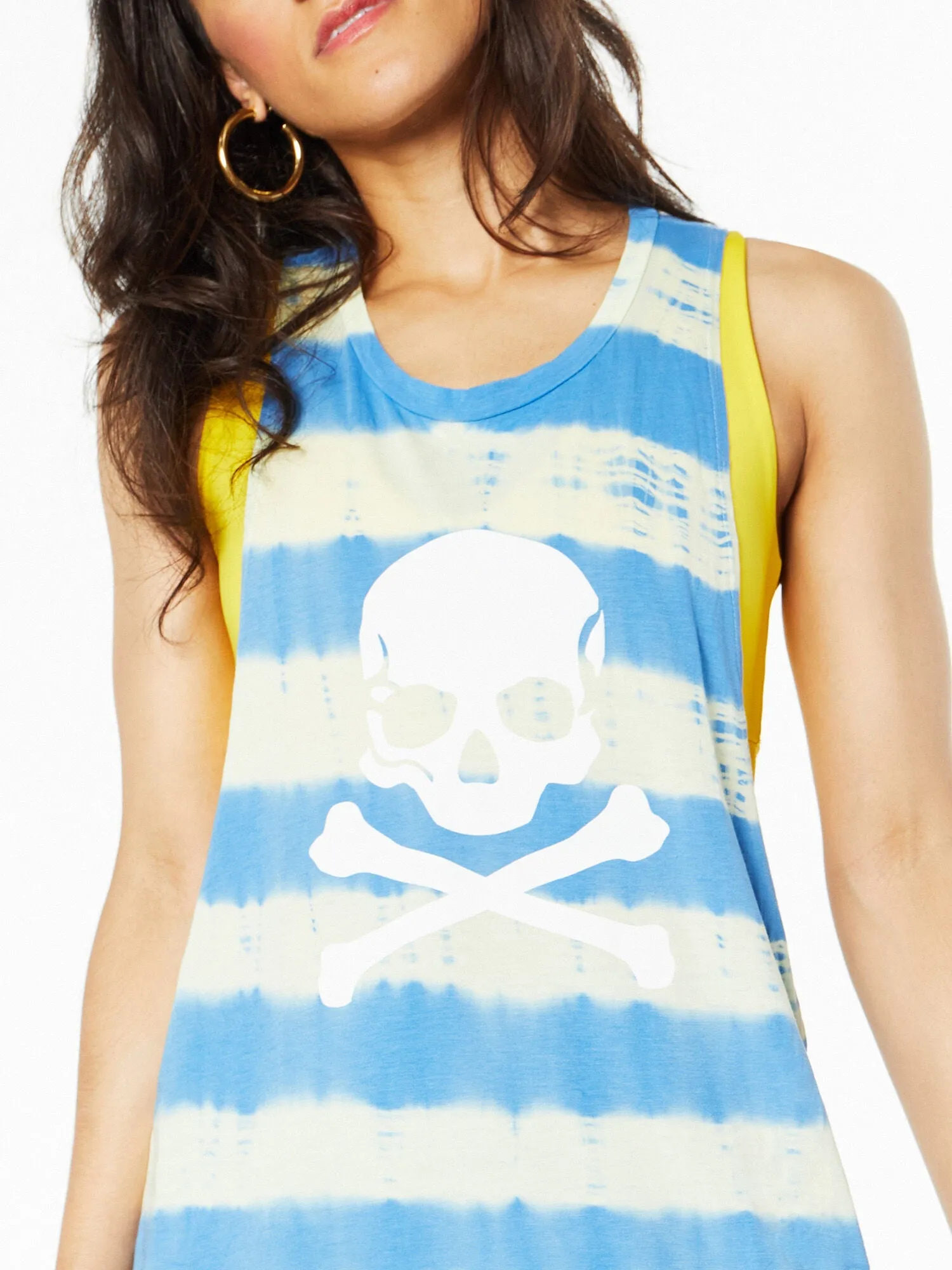 Lafayette Tank | Blue/Yellow