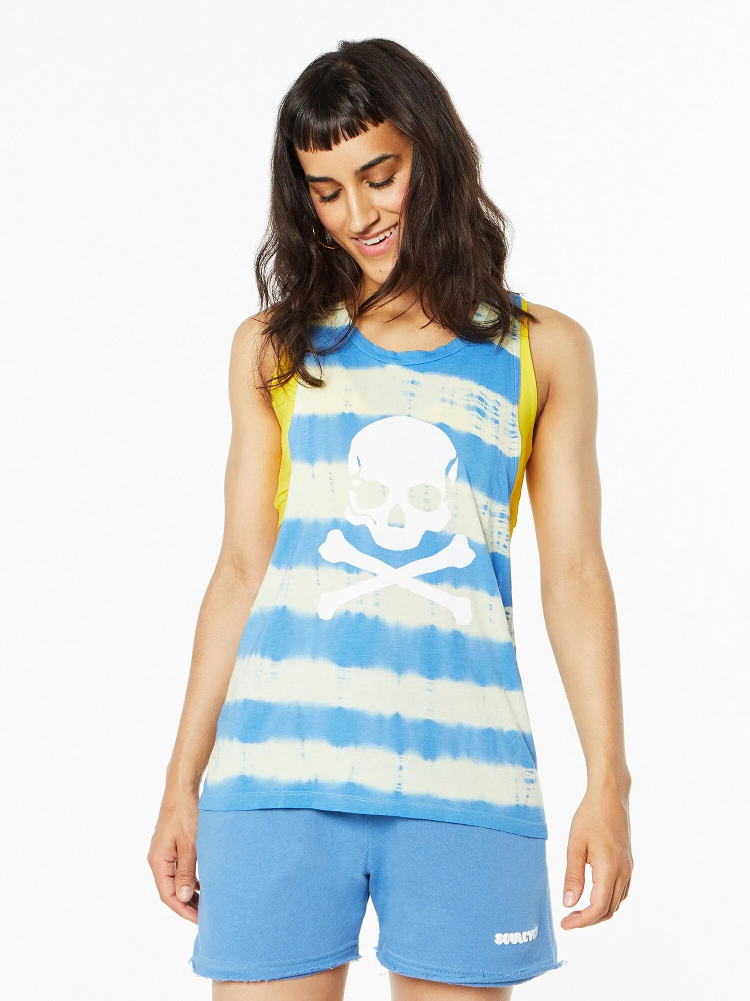 Lafayette Tank | Blue/Yellow