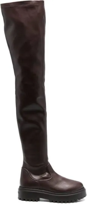 Le Silla Ranger thigh-high boot Brown