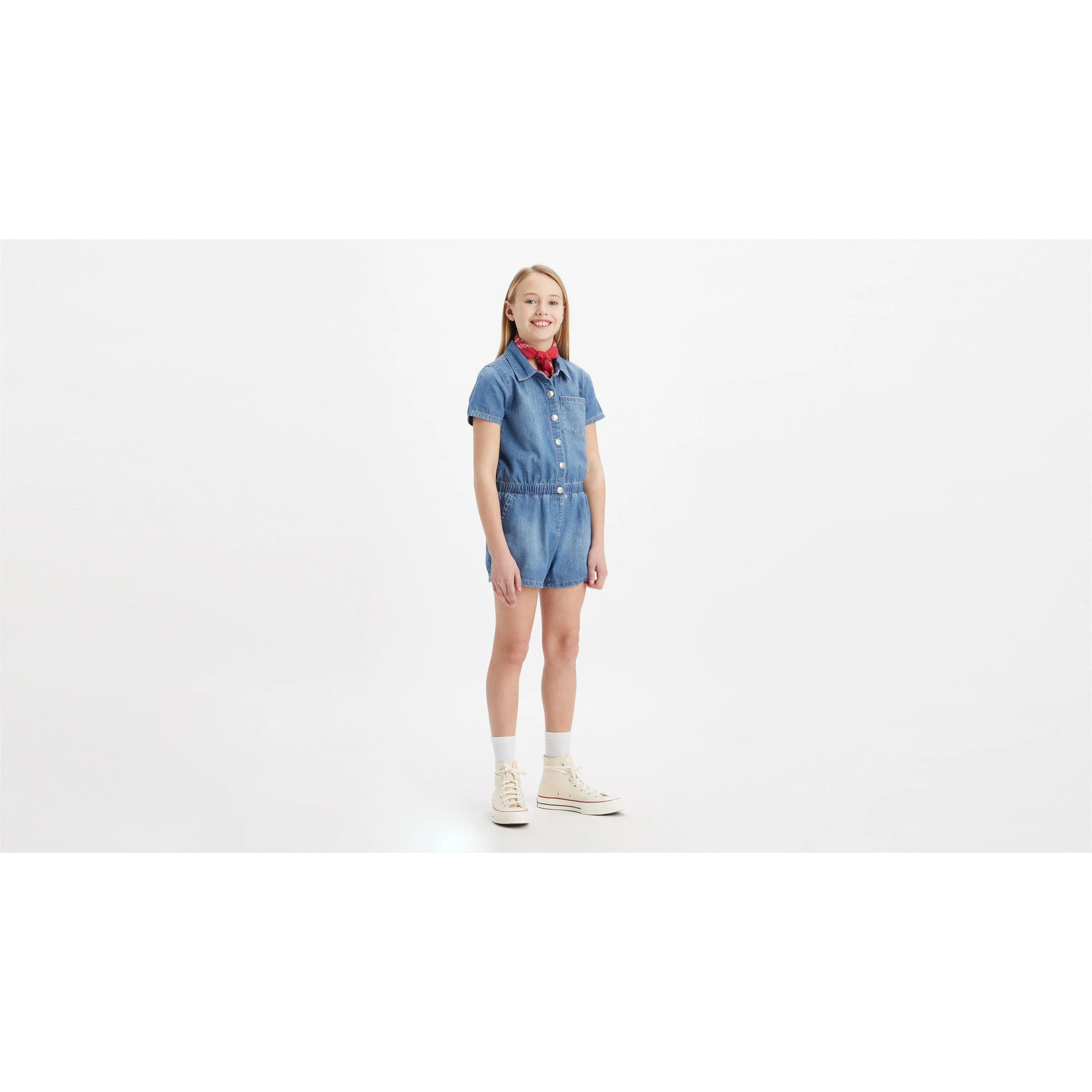 Levis Denim Romper Junior Girls