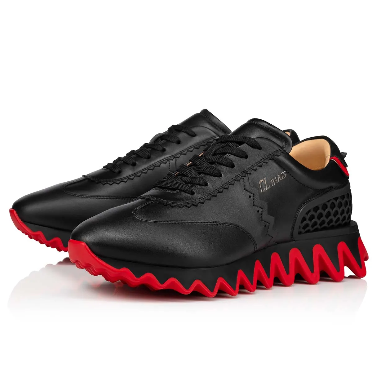 Loubishark Sneakers - Calf leather - Black - Men