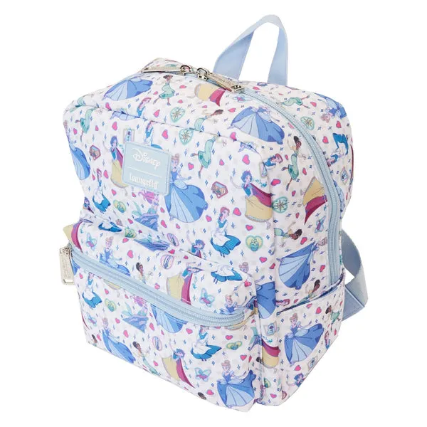 Loungefly x Disney Princess Manga Style AOP Nylon Backpack