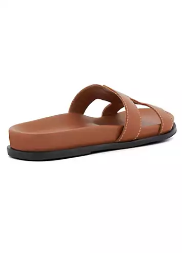 Loupa Footbed Flat Sandals by Dune London | Look Again