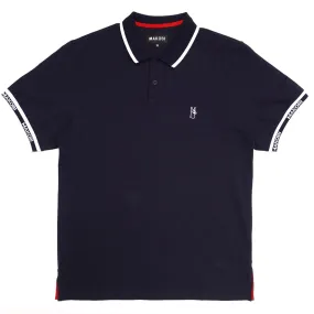 M365 Makobi Essential Polo Shirt - Navy