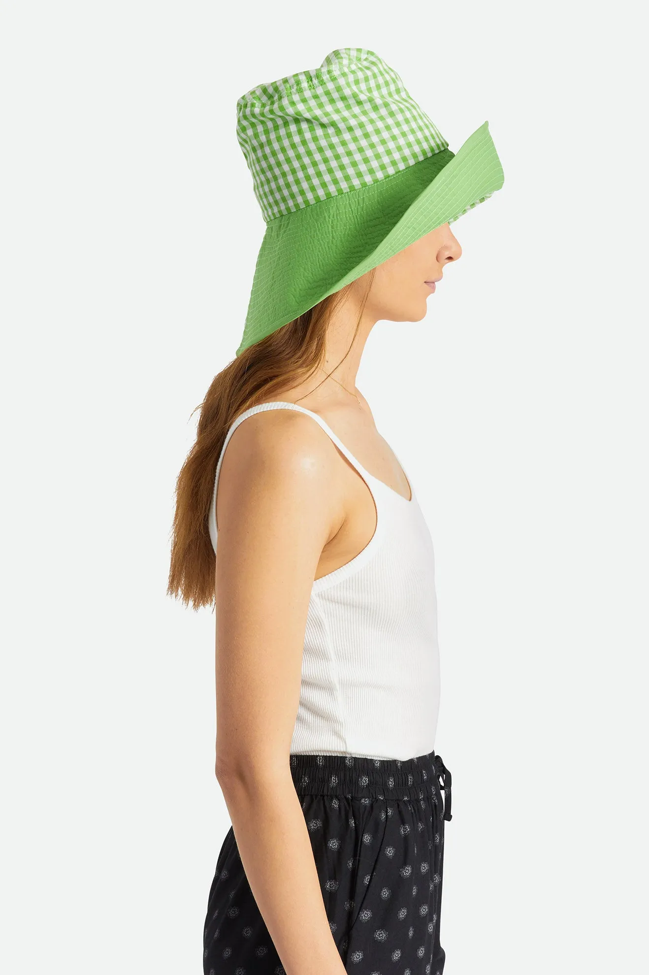 Maddie Packable Bucket Hat - Sun Green