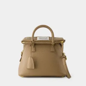 Maison Margiela  5ac Classique Mini Hobo Bag - Maison Margiela - Leather - Beige