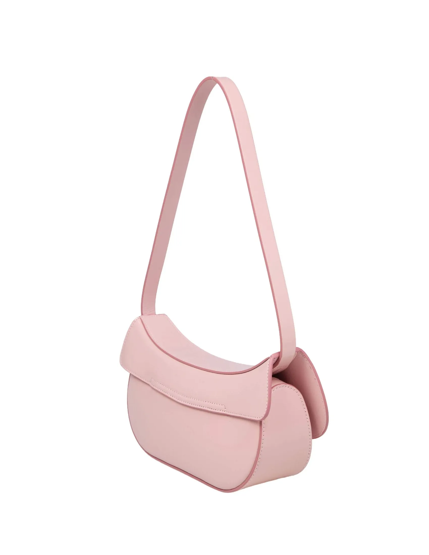 MARNI BUTTERFLY HOBO BAG IN PINK LEATHER