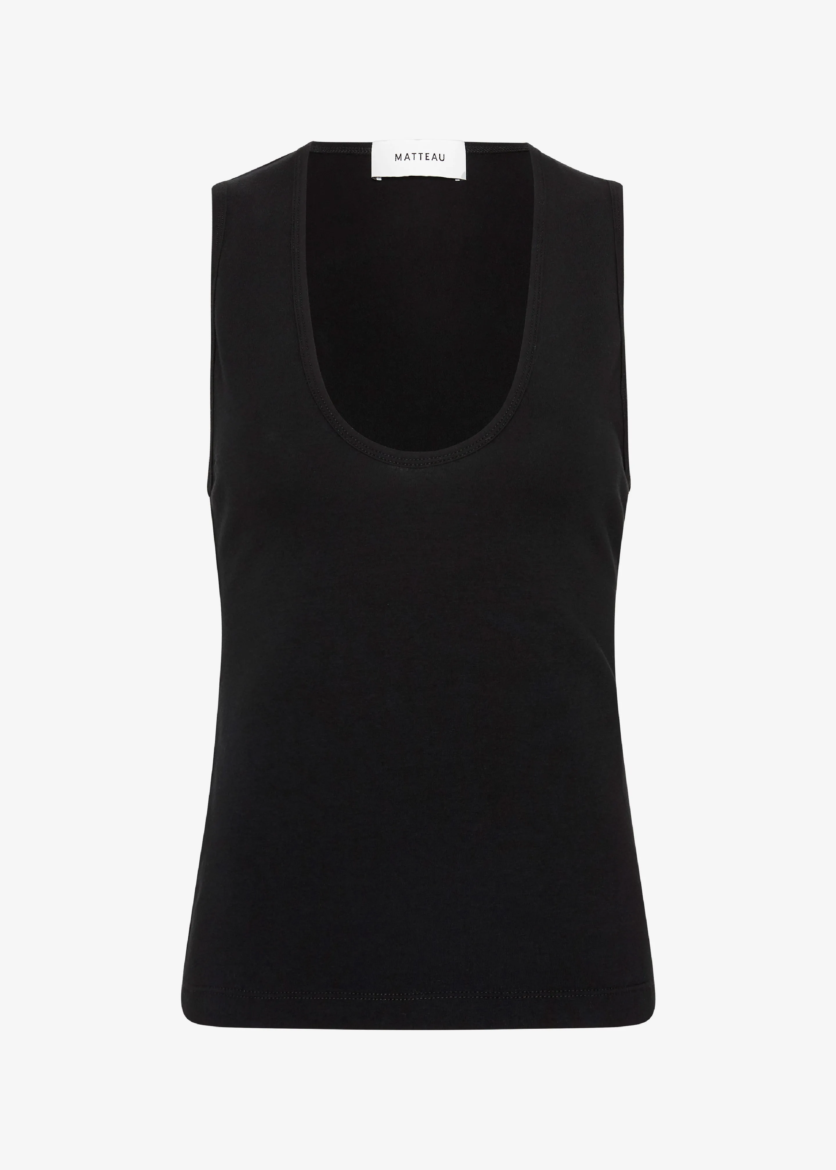 Matteau Deep U Tank - Black