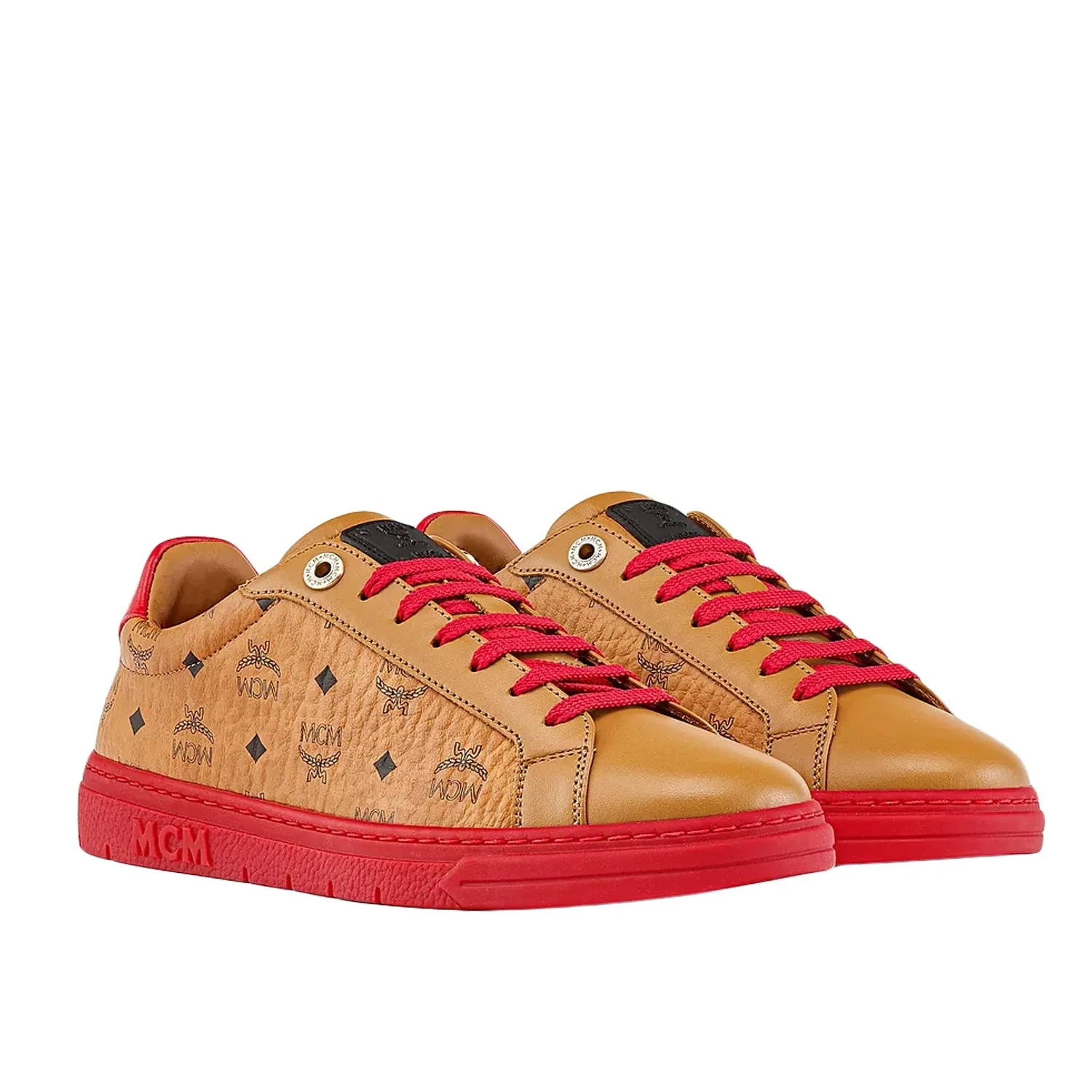 MCM Women's Color Block Terrain Lo Sneakers in Visetos