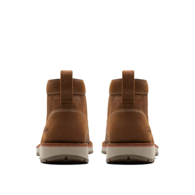 Men’s Clarks Gravelle Top Boot – Tan Leather