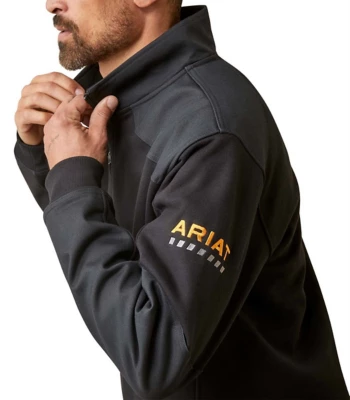 Men's Ariat Rebar Workman Duracavans 1/4 Zip Pullover