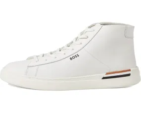 Men's BOSS Clint Smooth Leather High-Top Sneakers