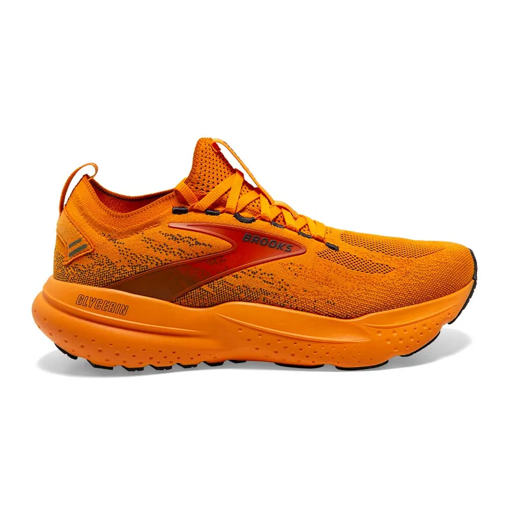 Men's Glycerin StealthFit 21 Running Shoe - Carrot Curl/Autumn Maple - Regular (D)