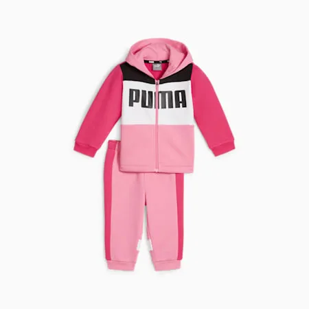 Minicats Colour-Black Jogger Set - Infants 0-4 years | Fast Pink | PUMA Girls | PUMA 