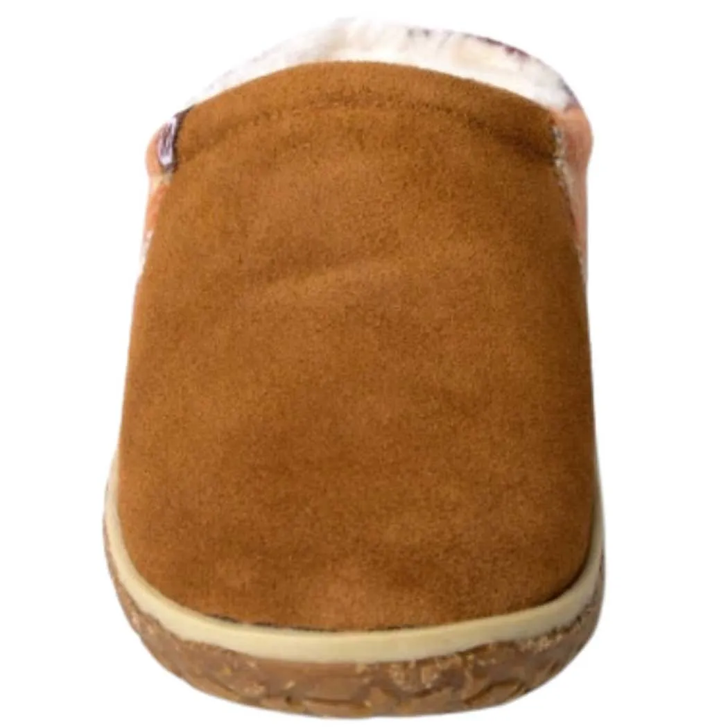 Minnetonka Tahoe Slide Slipper Brown Multi (Women's)