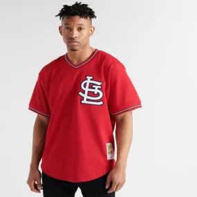 Mitchell & Ness MLB AUTHENTIC JERSEY-pullover - CARDINALS 96 -MENS-OZZIE -RED WHITE