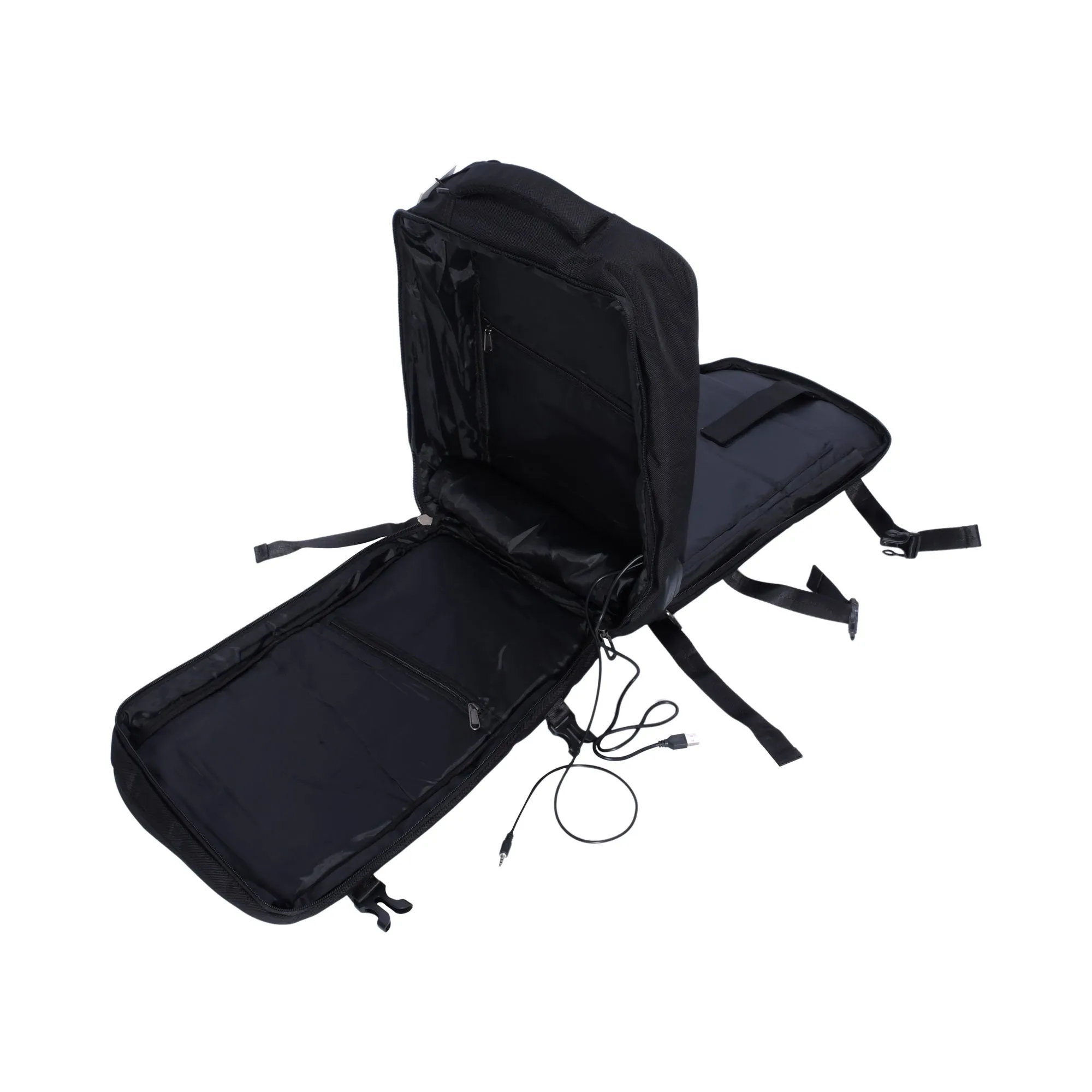 Mosafer Bange Black Small Backpack, Size : 19X8X11cm 0.98kg