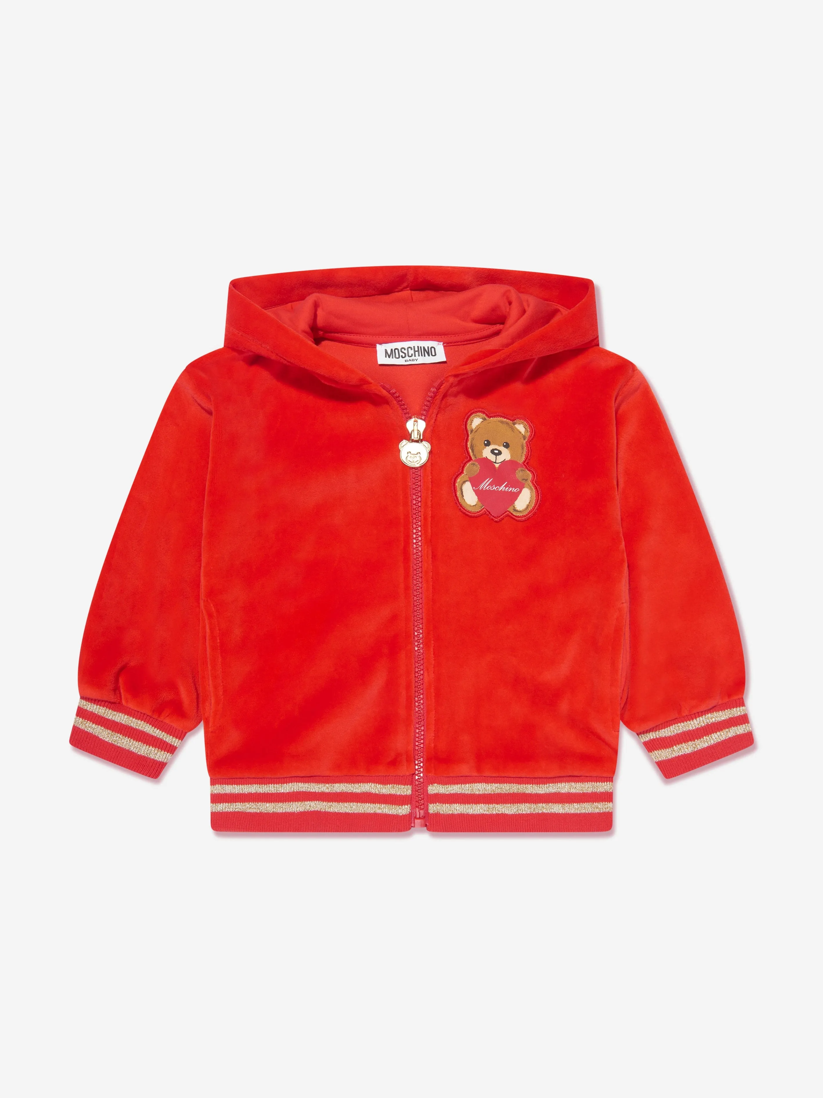 Moschino Baby Girls Teddy Bear Tracksuit in Red