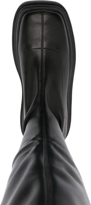 NAKED WOLFE Sin platform knee-high boot Black