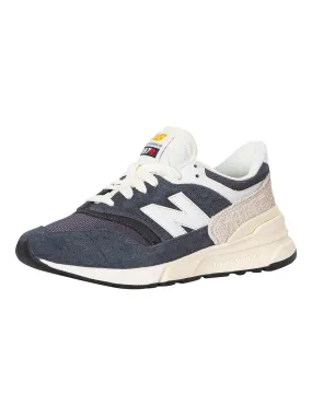 New Balance 997R Suede Trainers - Phantom/Magnet