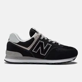 New Balance Men's 574 Core Sneakers - Black and White