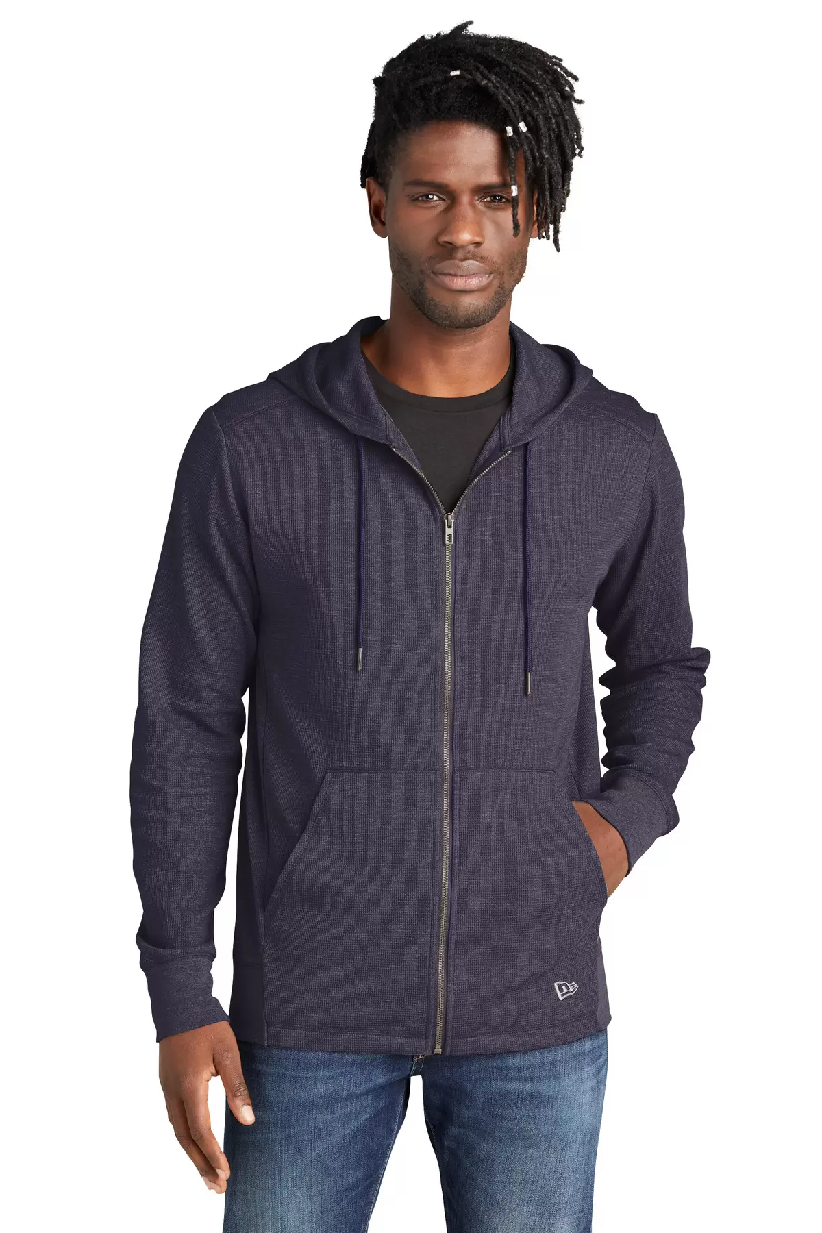 New Era NEA141    Thermal Full-Zip Hoodie SKU: NEA141