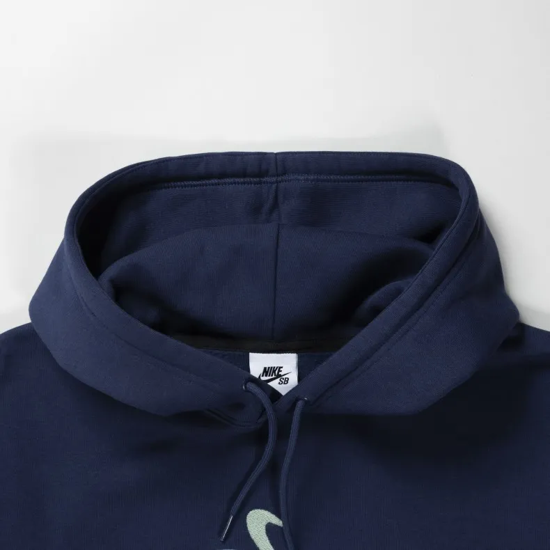 Nike SB Stand Alone Skate Pullover Hooded Sweatshirt (Midnight Navy)