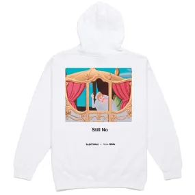 No. Still NO (Saint Hoax COLLAB) white hoodie