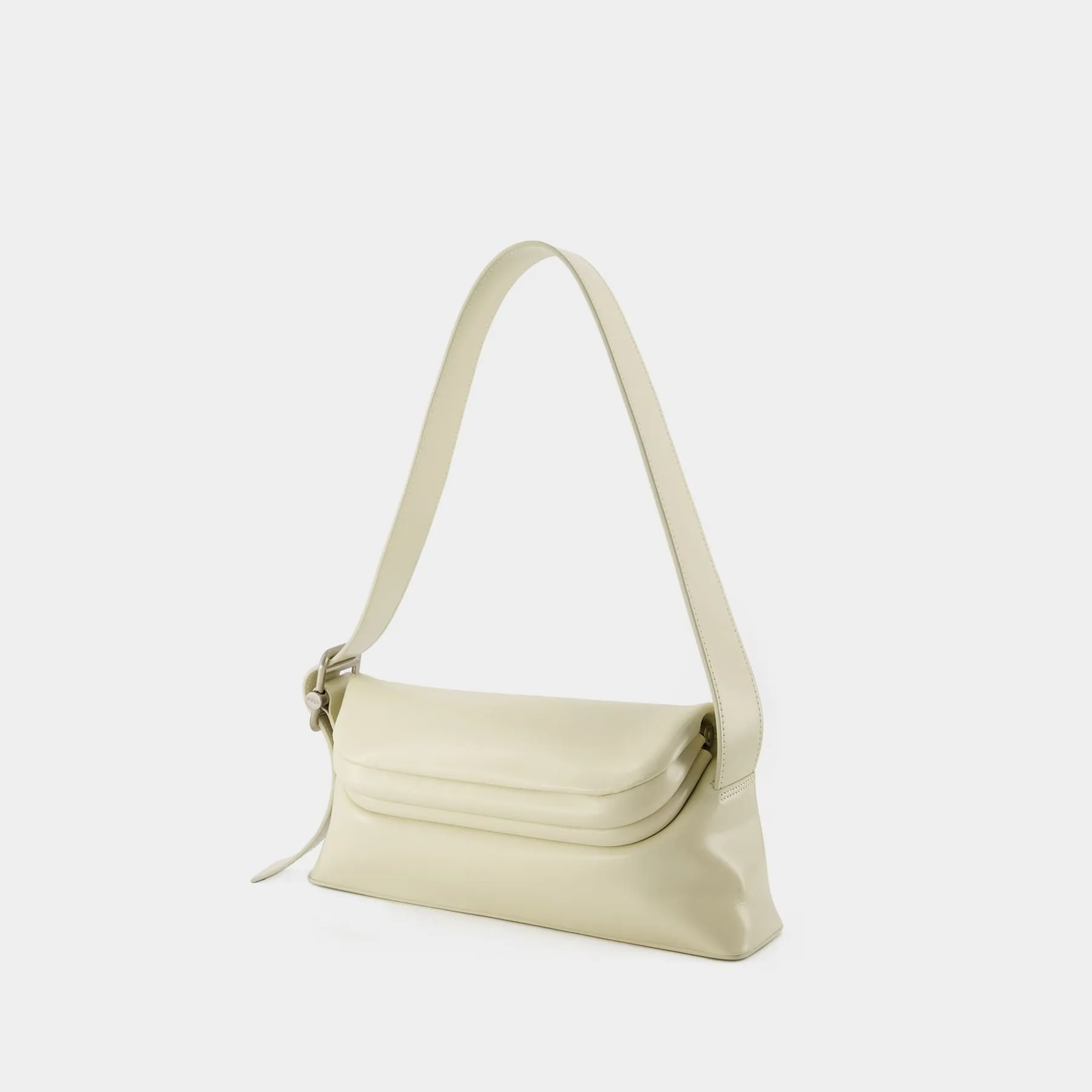 Osoi  Hobo Folder Brot Bag - Osoi - Leather - Cream