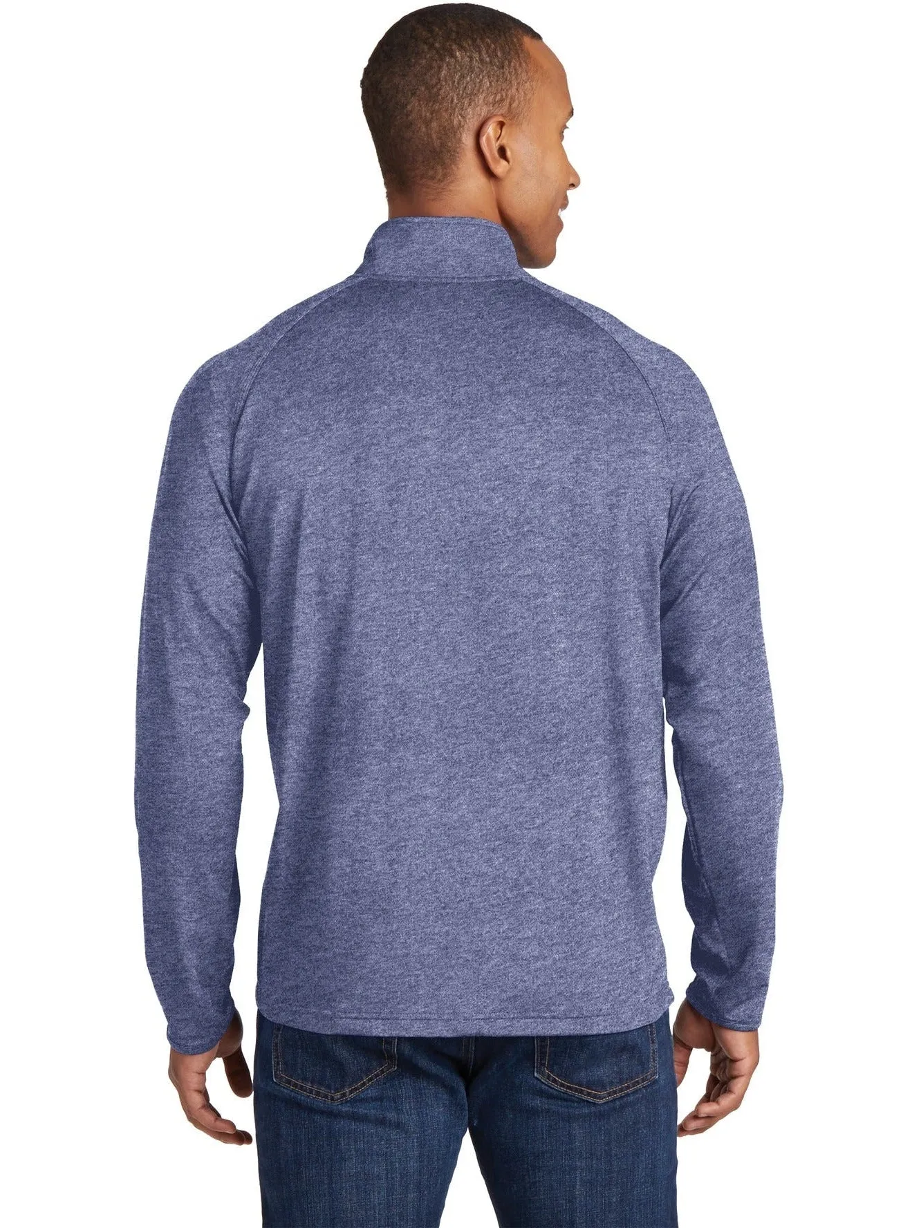 OUTLET-Sport-Tek Sport-Wick Stretch 1/2 Zip Pullover