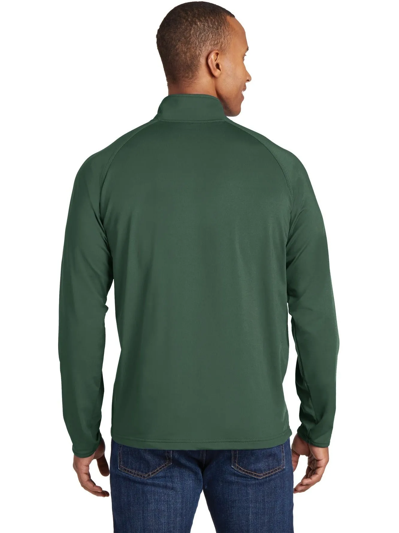 OUTLET-Sport-Tek Sport-Wick Stretch 1/2 Zip Pullover