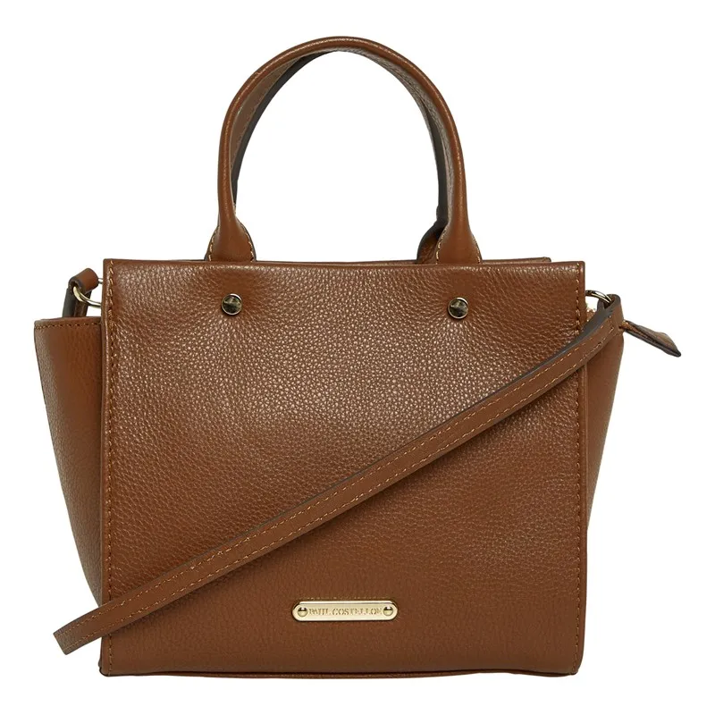 PAUL COSTELLOE Womens Drini Handbag Caramel Cafe