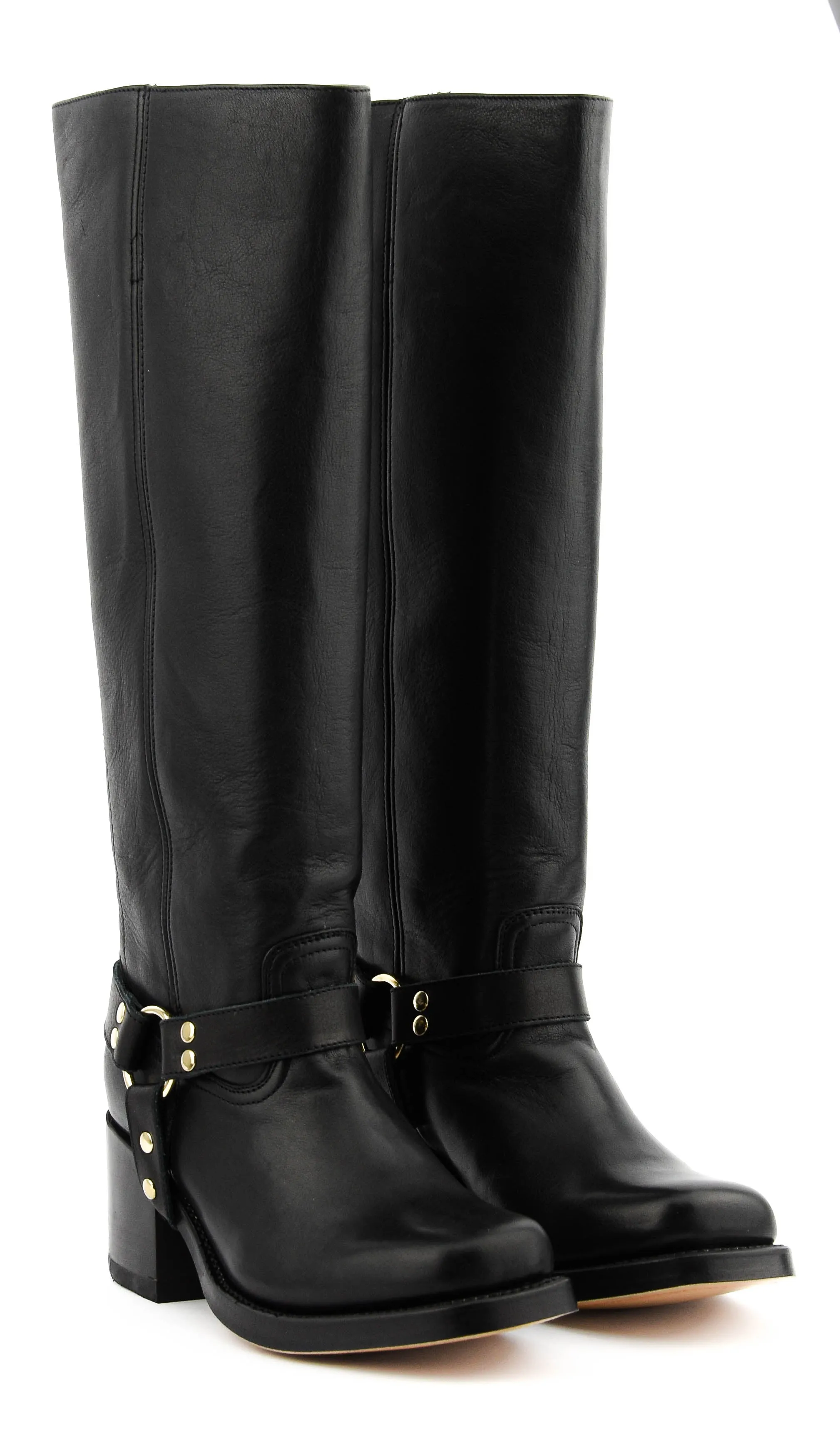 PAUL WARMER  PAUL WARMER ICONIC BIKER BOOT BLACK