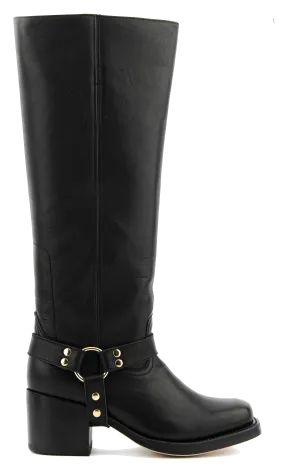 PAUL WARMER  PAUL WARMER ICONIC BIKER BOOT BLACK