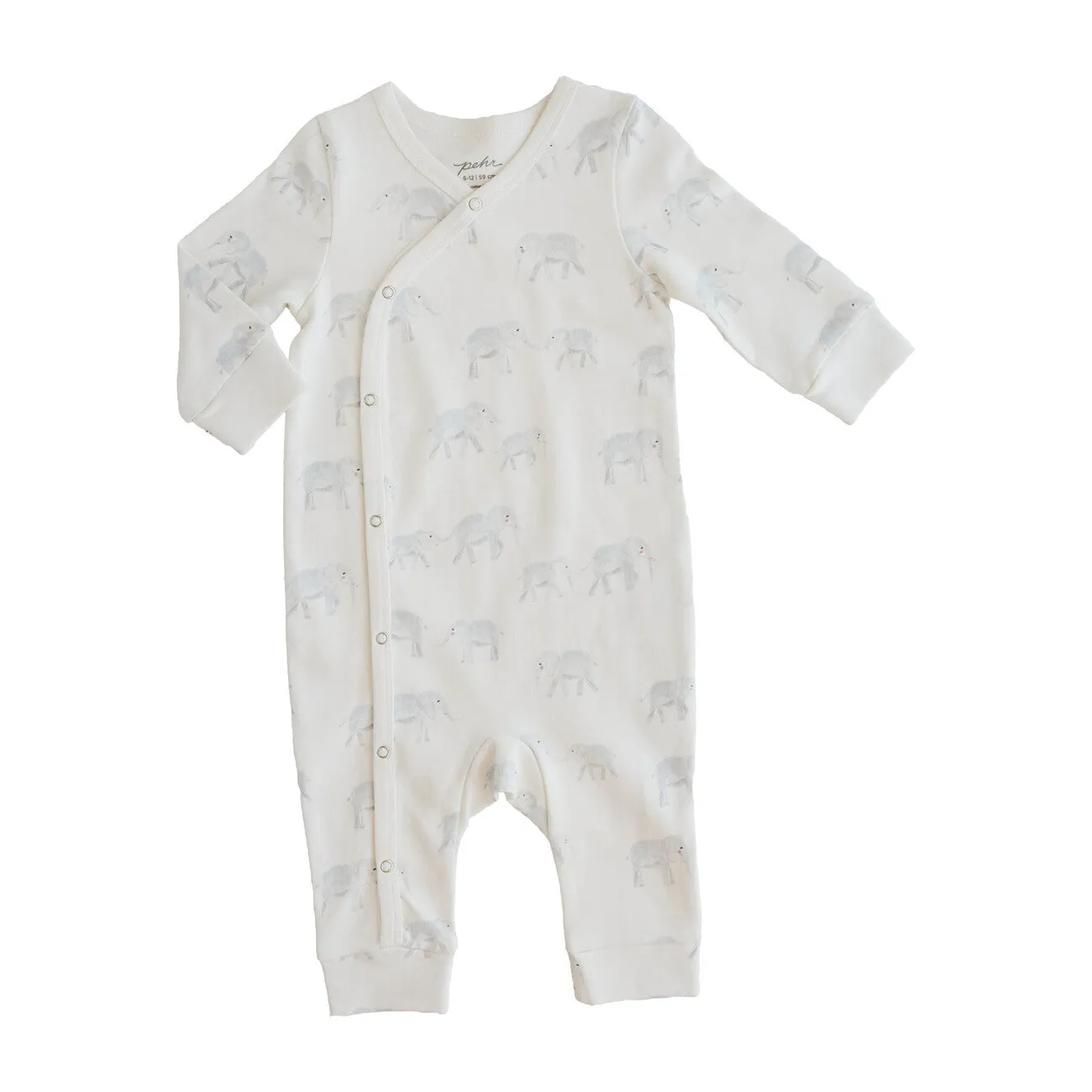 Pehr Follow Me Romper- Elephant