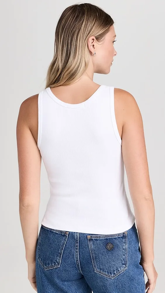 perfectwhitetee   V Neck Blondie Tank 