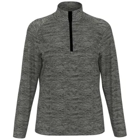 Perry Ellis Women's Grey Heather 1/4 Zip Pullover