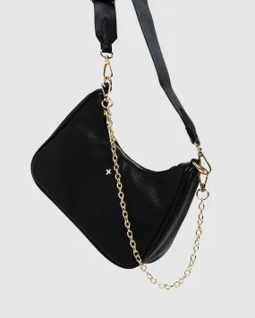 Peta + Jain Paloma Handbag Pebble Black/Gold