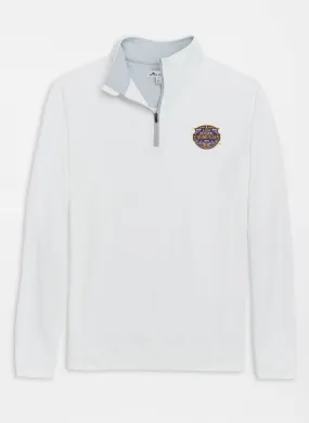 PETER MILLAR LSU 'NATIONAL CHAMPIONSHIP' PERTH PULLOVER- WHITE